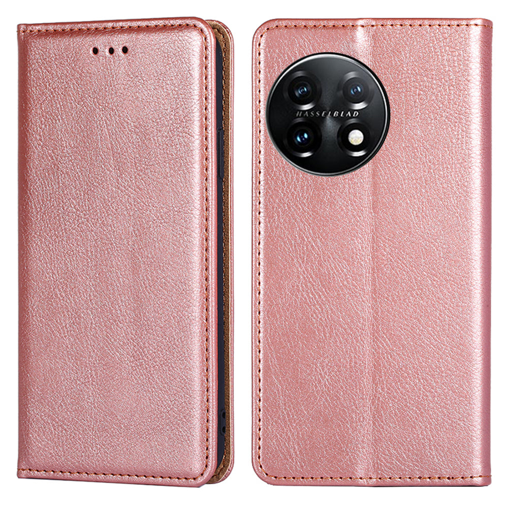 Magnetic Phone Case For OnePlus 11 5G PU Leather Protective Anti-scratch Cell Phone Cover with Wallet Stand Magnetic Phone Case For OnePlus 11 5G PU Leather Protective Anti-scratch Cell Phone Cover with Wallet Stand